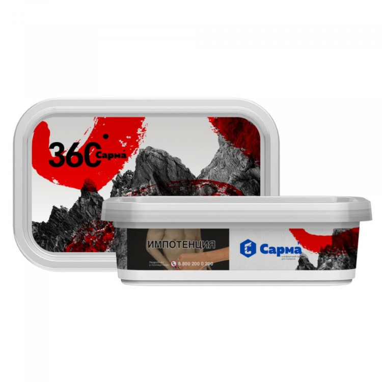 Табак Сарма 360 Крепкая - Ананас-Кокос 120 гр